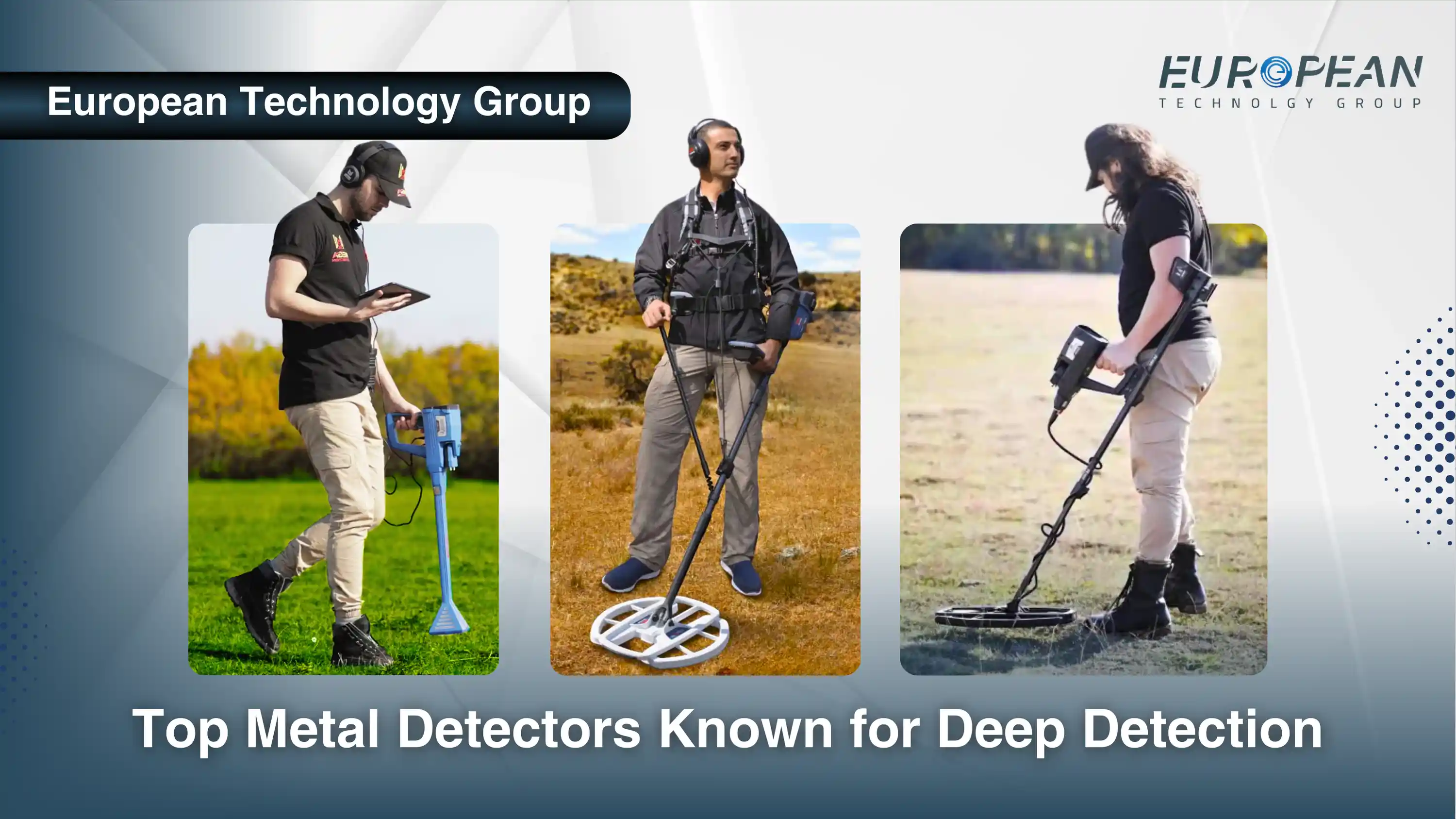 Which metal detector can detect the deepest