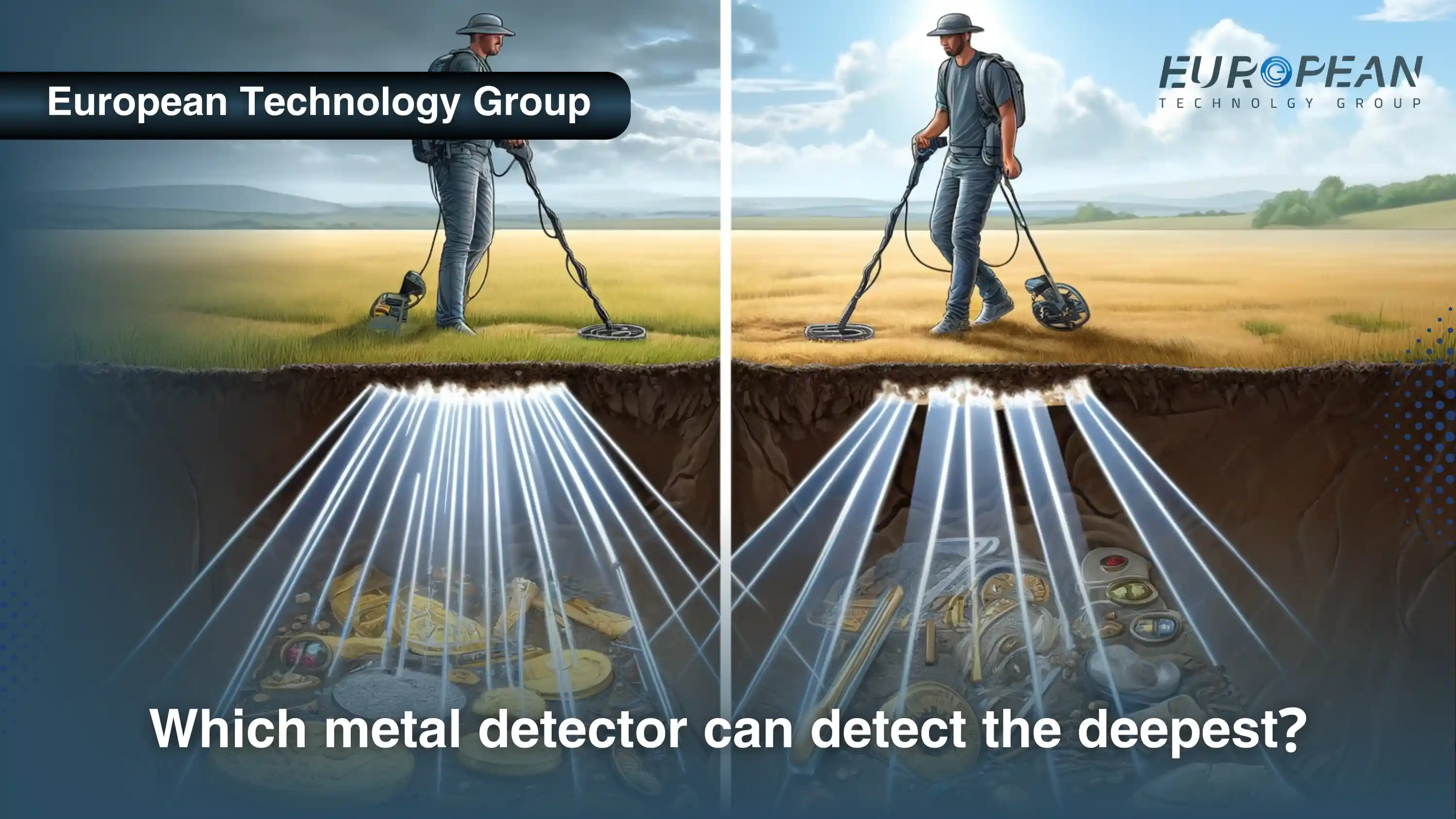 Which metal detector can detect the deepest