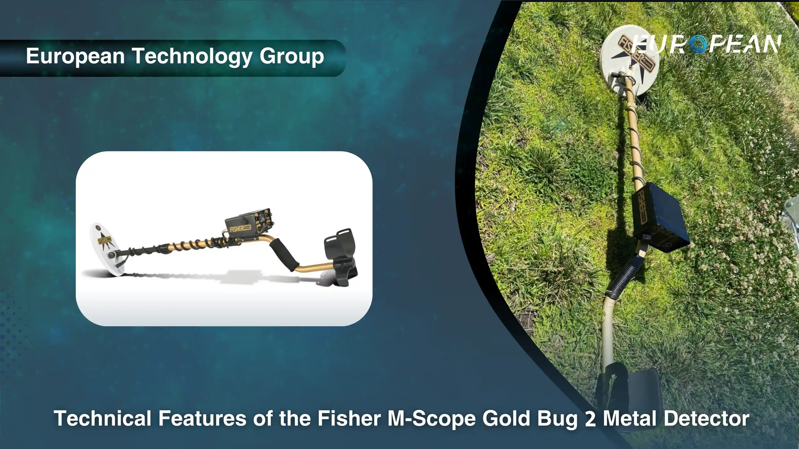 Fisher M scope gold bug 2 metal detector