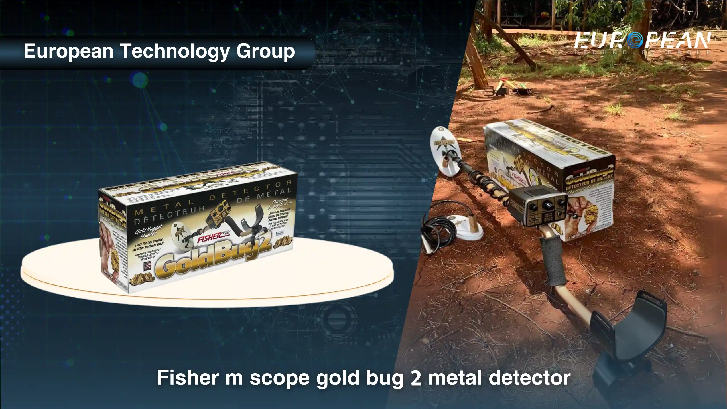 Fisher M scope gold bug 2 metal detector